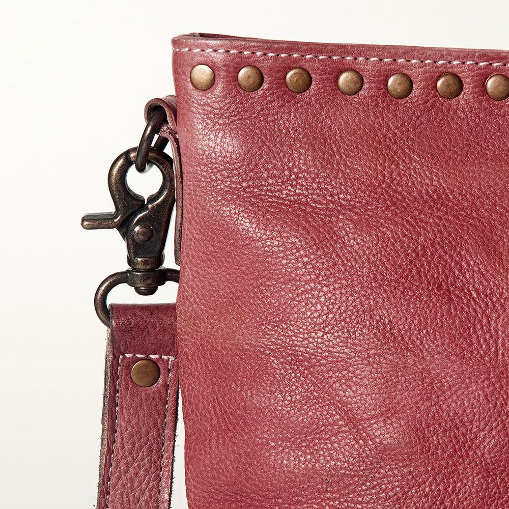 Never Mind Crossbody Vintage Handmade Genuine Cowhide Leather