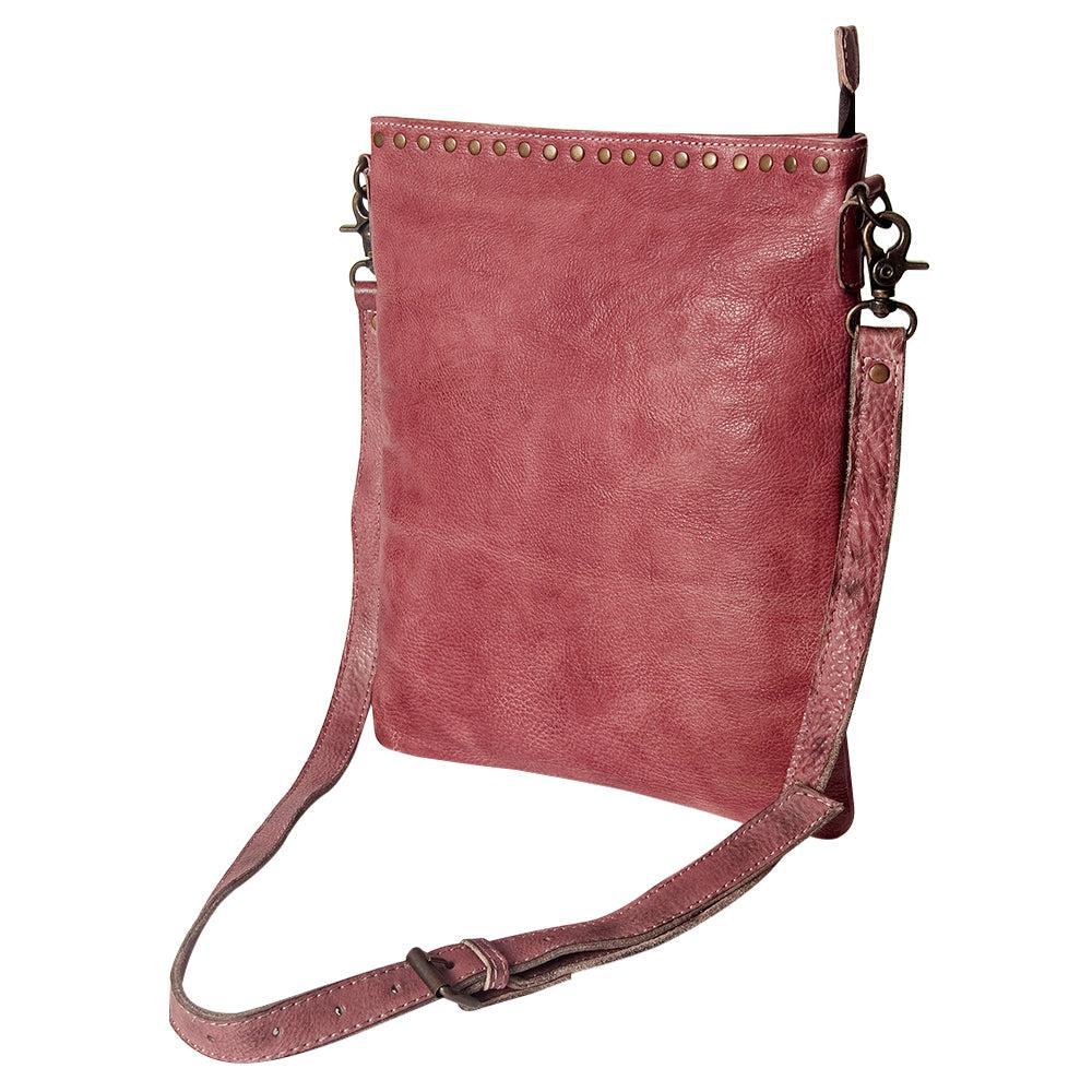 Never Mind Crossbody Vintage Handmade Genuine Cowhide Leather