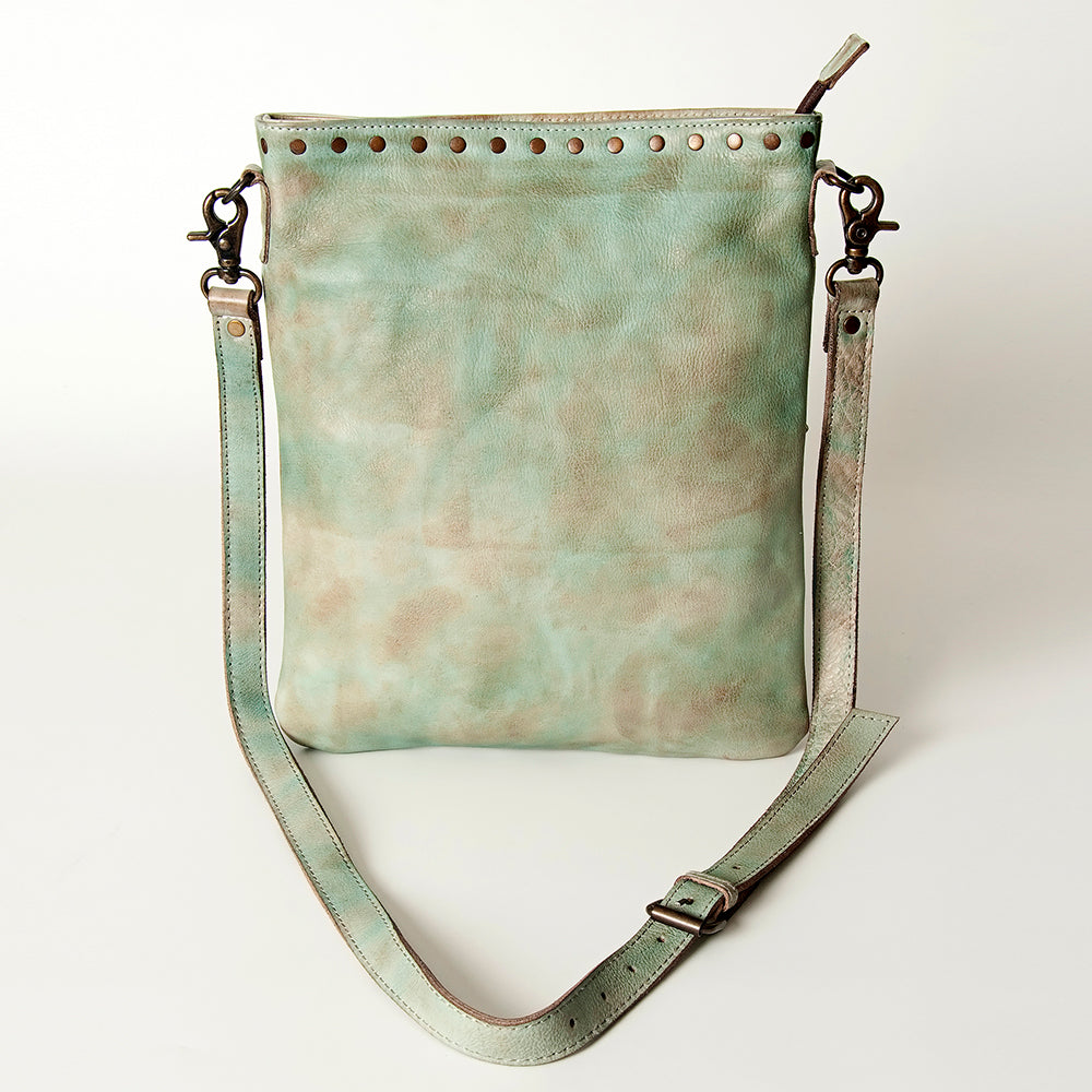 Never Mind Crossbody Vintage Handmade Genuine Cowhide Leather