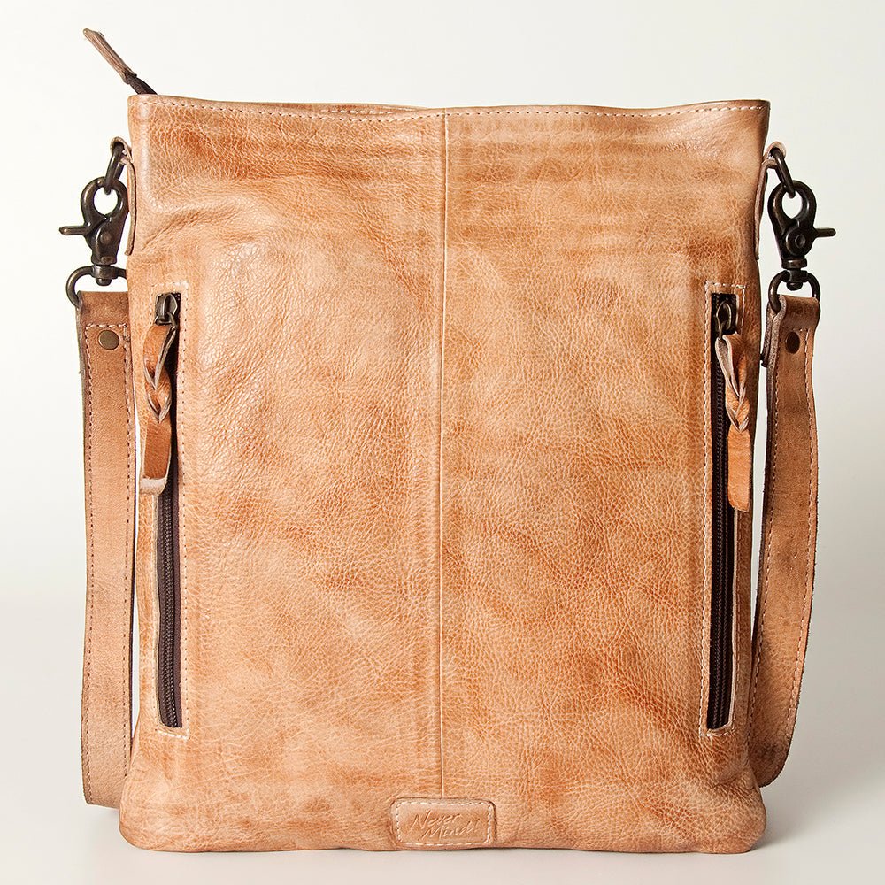 Premium Vintage Handmade Crossbody Bag In Genuine Full Grain Cowhide Leather Women