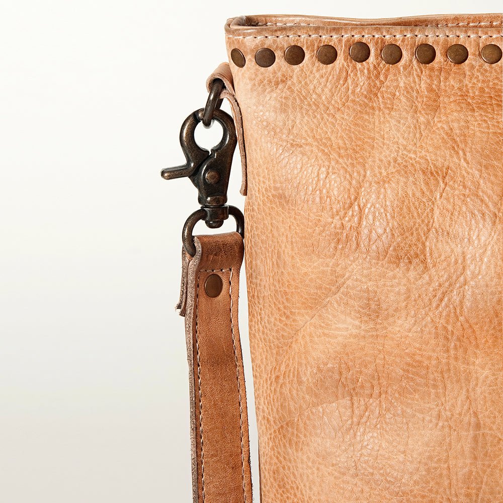 Premium Vintage Handmade Crossbody Bag In Genuine Full Grain Cowhide Leather Women