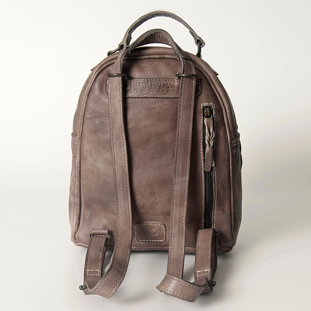 Never Mind Backpack Vintage Handmade Genuine Cowhide Leather
