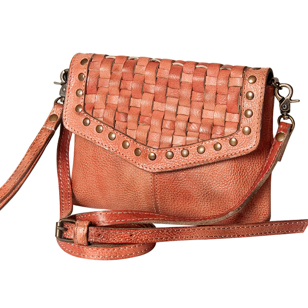 Never Mind Crossbody Vintage Handmade Genuine Cowhide Leather