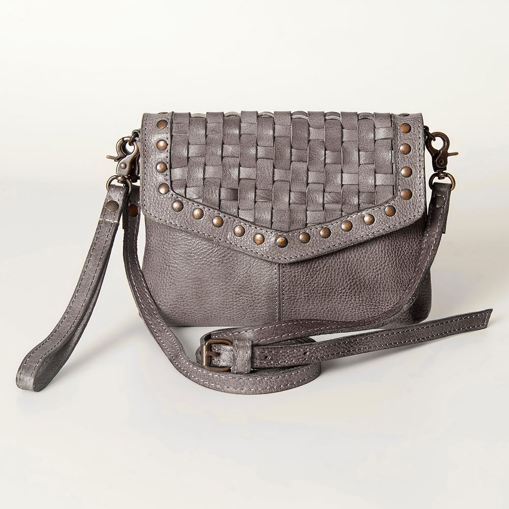 Never Mind Crossbody Vintage Handmade Genuine Cowhide Leather