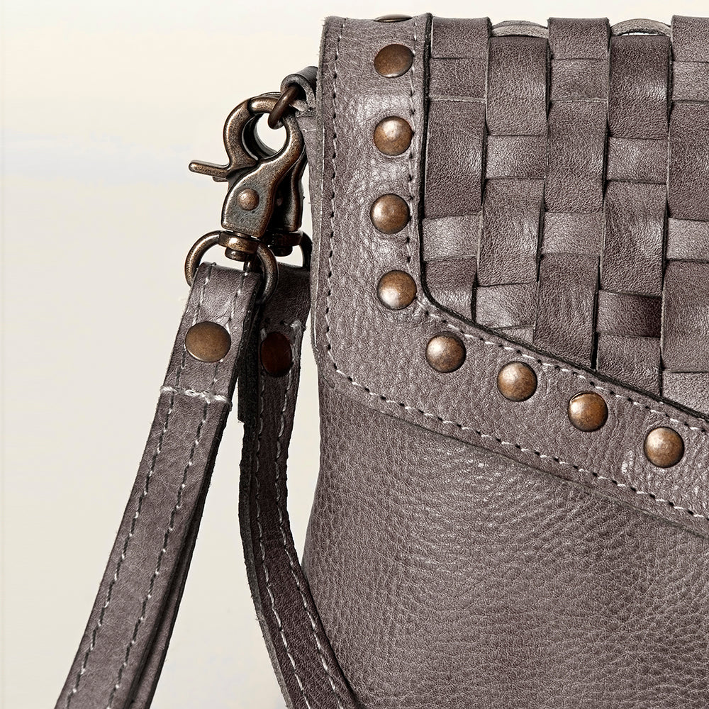 Never Mind Crossbody Vintage Handmade Genuine Cowhide Leather