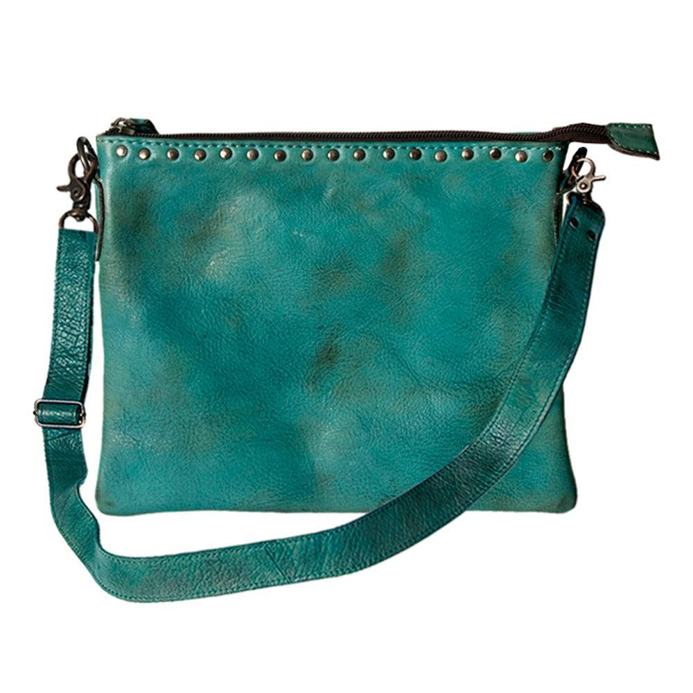 Never Mind Crossbody Vintage Handmade Genuine Cowhide Leather