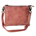 Never Mind Crossbody Vintage Handmade Genuine Cowhide Leather