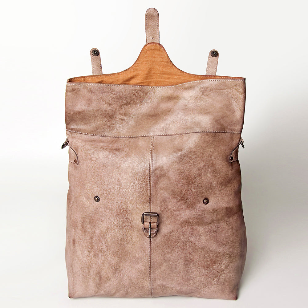 Never Mind Nmbg109A Backpack Vintage Handmade Genuine Cowhide Leather Women Bag Western Handbag Purse