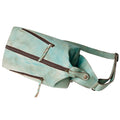 Never Mind Tote Vintage Handmade Genuine Cowhide Leather