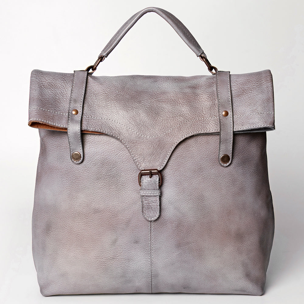 Never Mind Backpack Vintage Handmade Genuine Cowhide Leather
