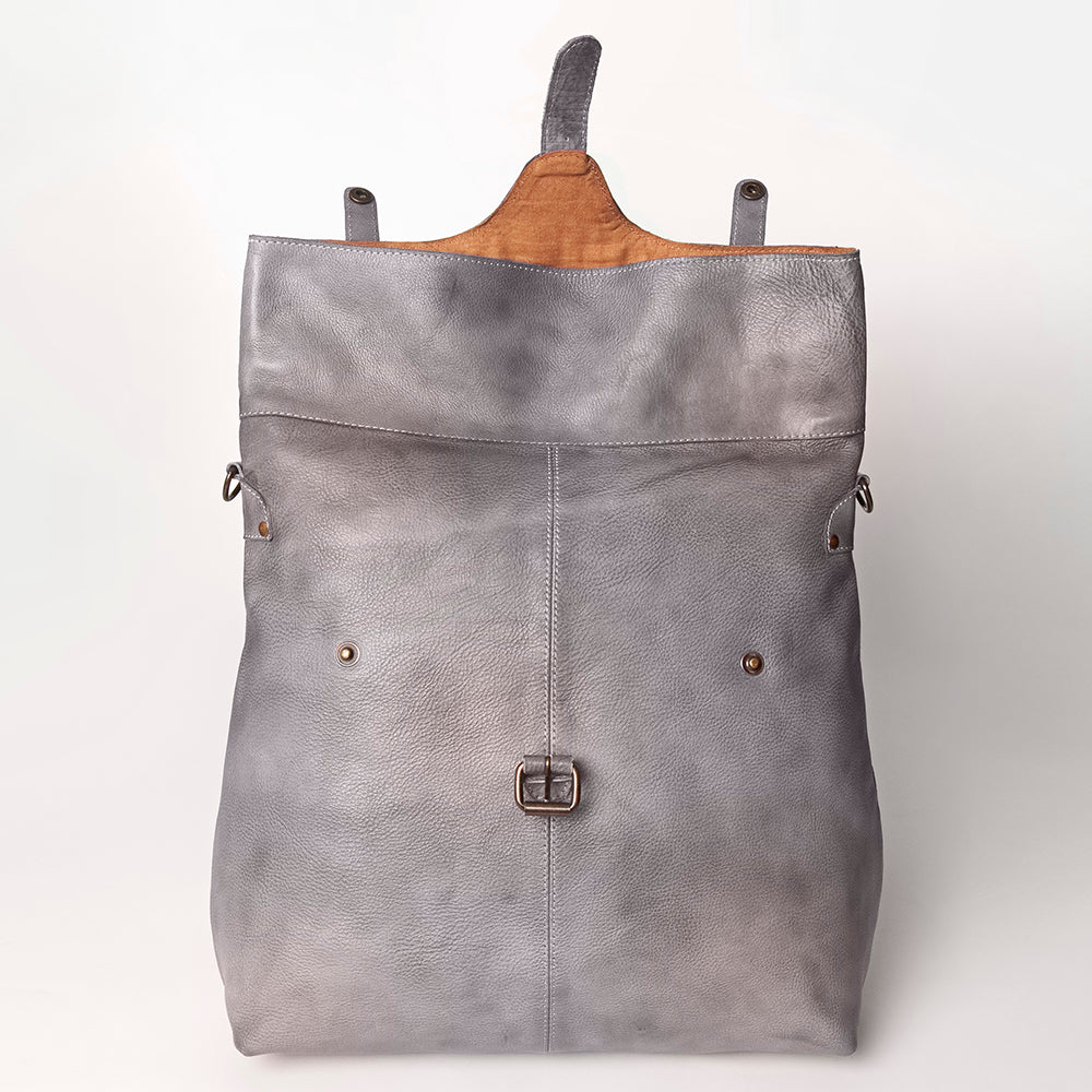 Never Mind Backpack Vintage Handmade Genuine Cowhide Leather