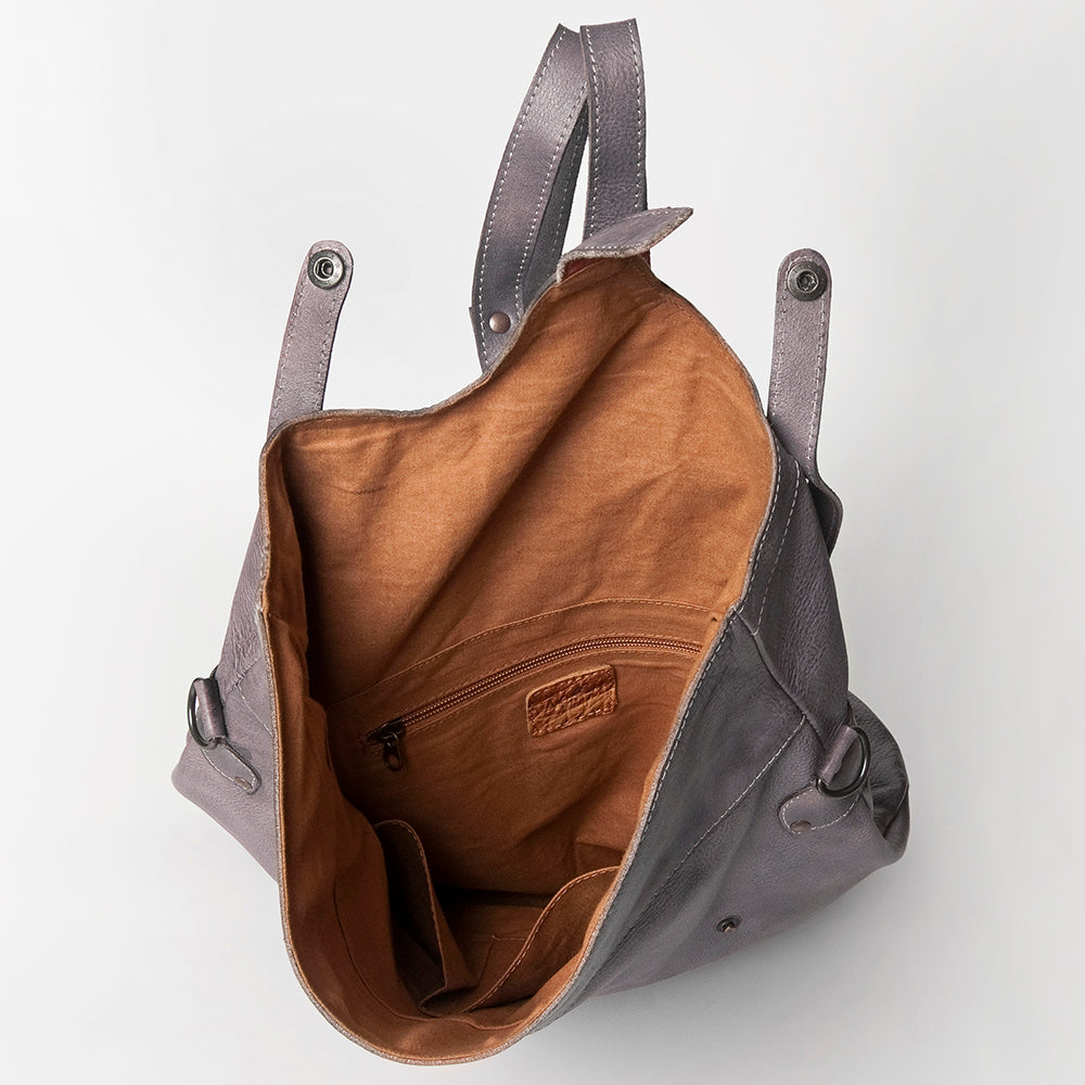 Never Mind Backpack Vintage Handmade Genuine Cowhide Leather