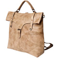 Never Mind Backpack Vintage Handmade Genuine Cowhide Leather