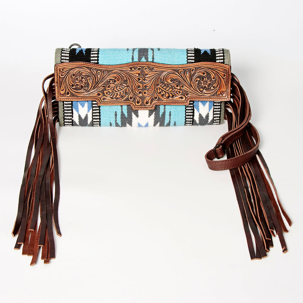 American Darling Small Cross Body Hand Tooled Saddle Blanket Genuine Leather Western Women Bag Handbag Purse Crossbody Cute