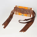 American Darling Small Crossbody Hand Tooled Saddle Blanket Genuine Leather