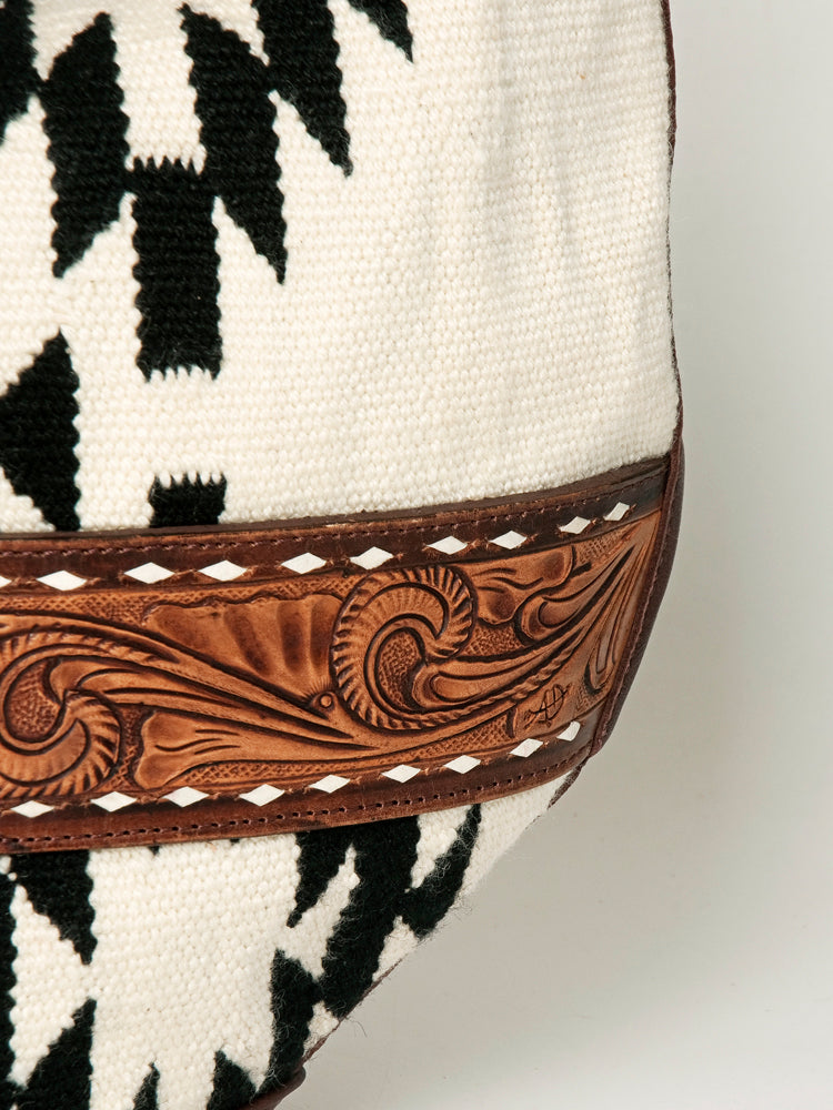 American Darling Hobo Hand Tooled Hair-on Genuine Leather
