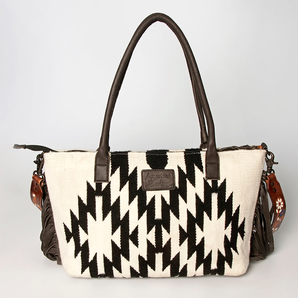 American Darling Crossbody Saddle Blanket Genuine Leather
