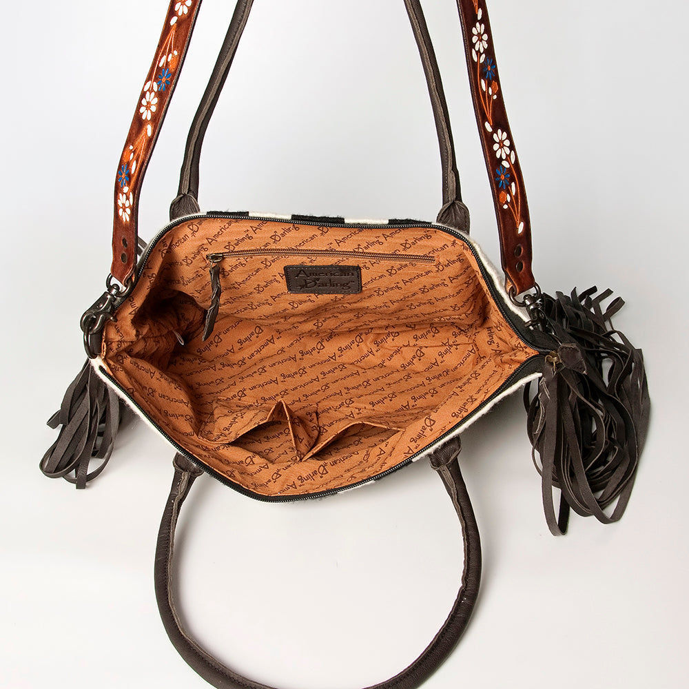 American Darling Crossbody Saddle Blanket Genuine Leather
