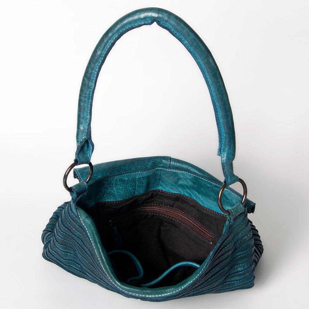 Never Mind Tote Vintage Handmade Genuine Cowhide Leather