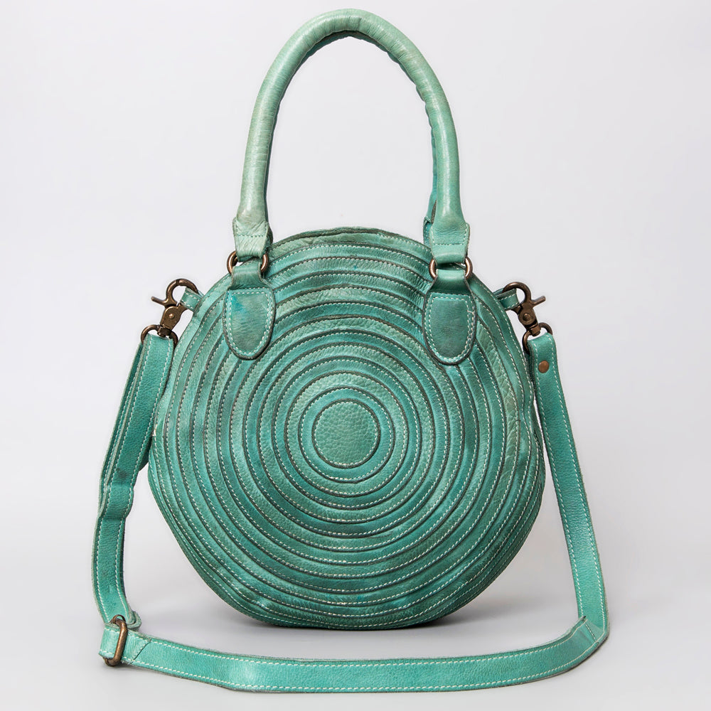 Never Mind Nmbgm112A Tote Vintage Handmade Genuine Cowhide Leather Women Bag Western Handbag Purse