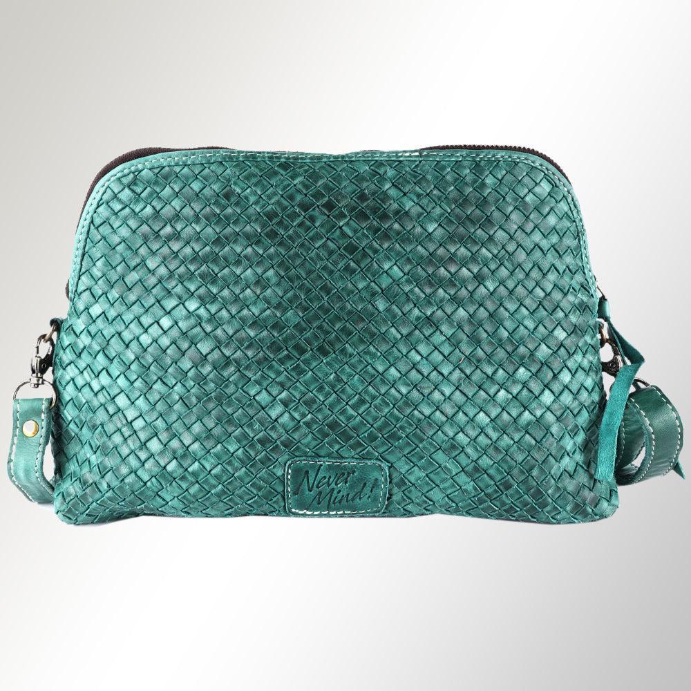 Never Mind Crossbody Vintage Handmade Genuine Cowhide Leather