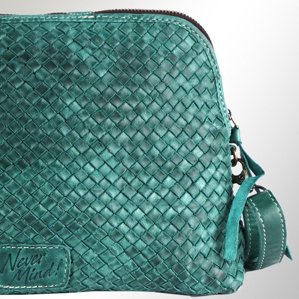 Never Mind Crossbody Vintage Handmade Genuine Cowhide Leather