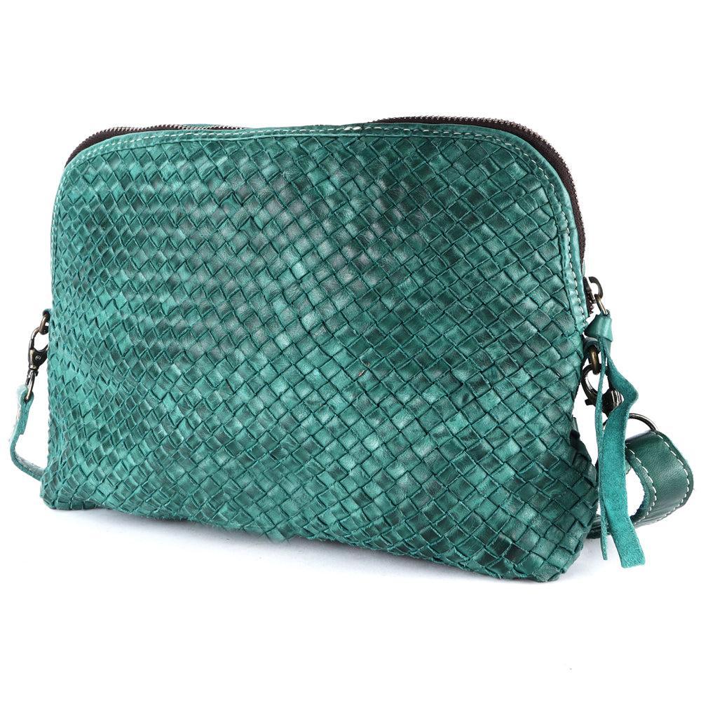Never Mind Crossbody Vintage Handmade Genuine Cowhide Leather