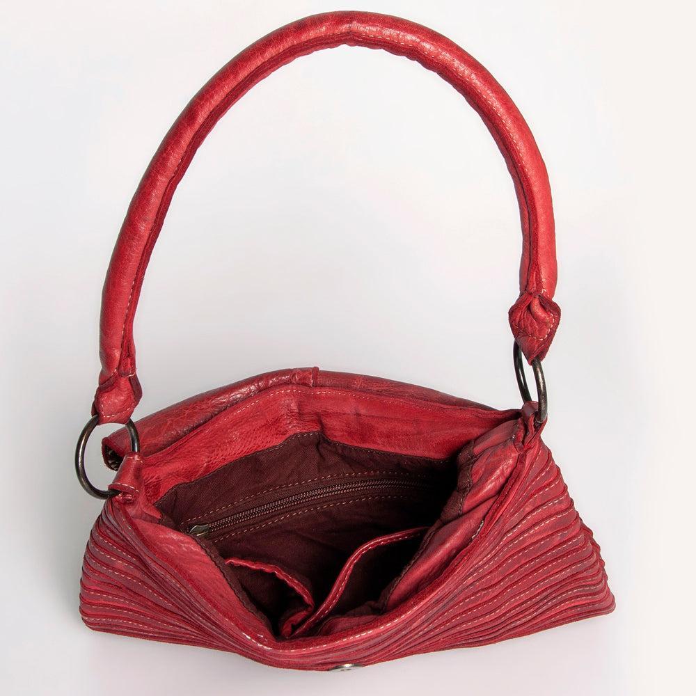 Never Mind Tote Vintage Handmade Genuine Cowhide Leather