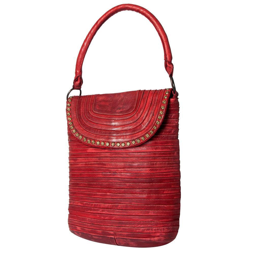 Never Mind Tote Vintage Handmade Genuine Cowhide Leather