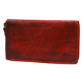 Never Mind Wallet Vintage Handmade Genuine Cowhide Leather