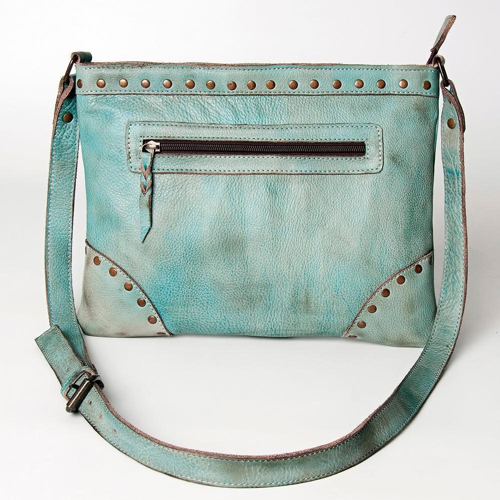 Never Mind Crossbody Vintage Handmade Genuine Cowhide Leather
