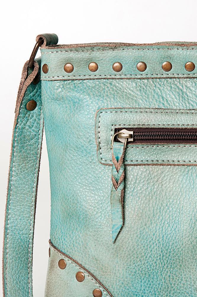 Never Mind Crossbody Vintage Handmade Genuine Cowhide Leather