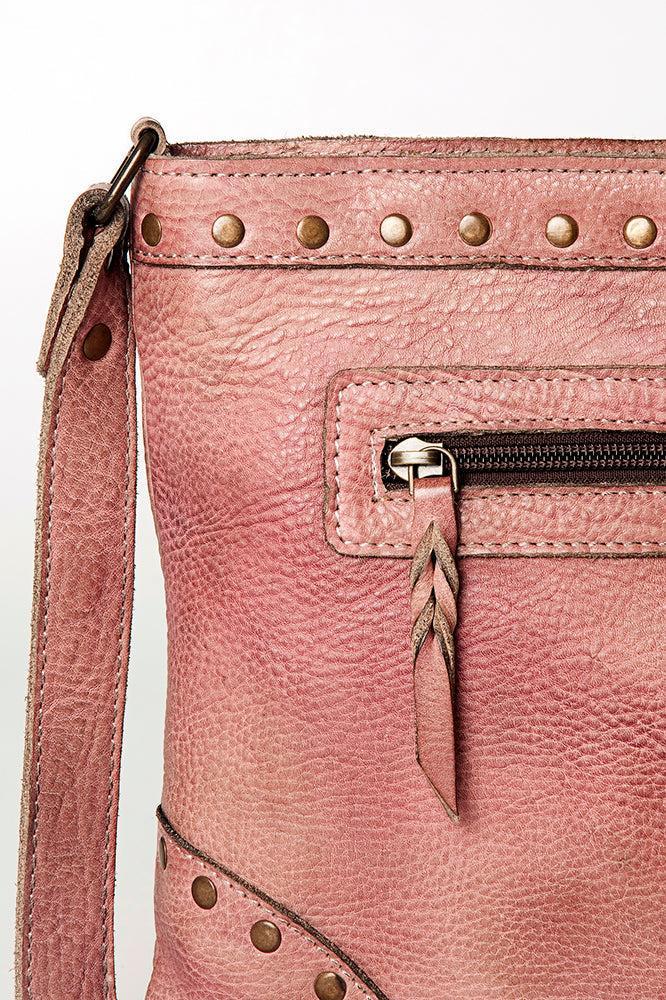 Never Mind Crossbody Vintage Handmade Genuine Cowhide Leather