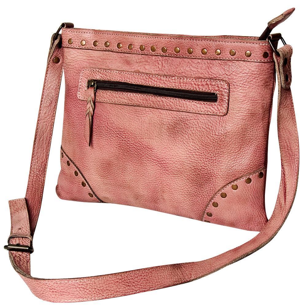 Never Mind Crossbody Vintage Handmade Genuine Cowhide Leather