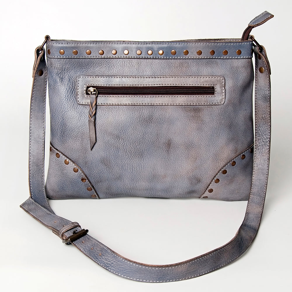 Never Mind Crossbody Vintage Handmade Genuine Cowhide Leather