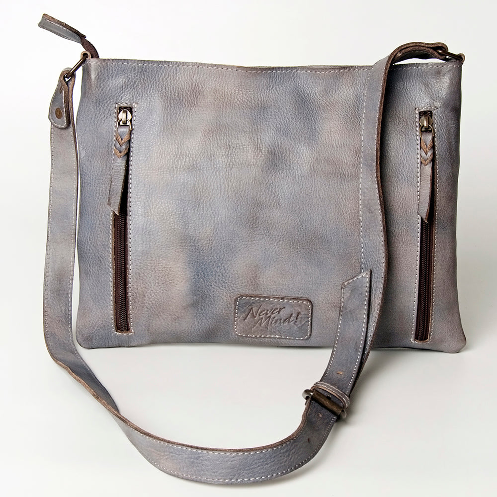 Never Mind Crossbody Vintage Handmade Genuine Cowhide Leather