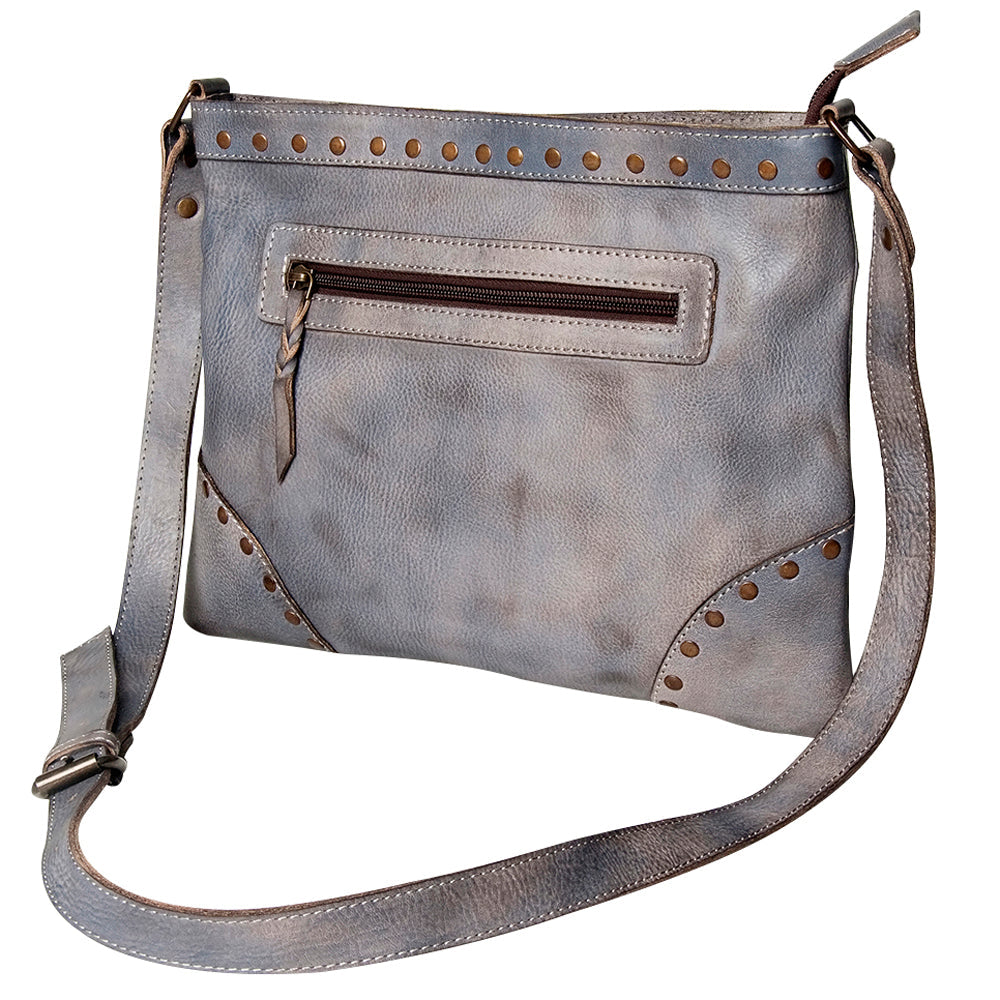 Never Mind Crossbody Vintage Handmade Genuine Cowhide Leather