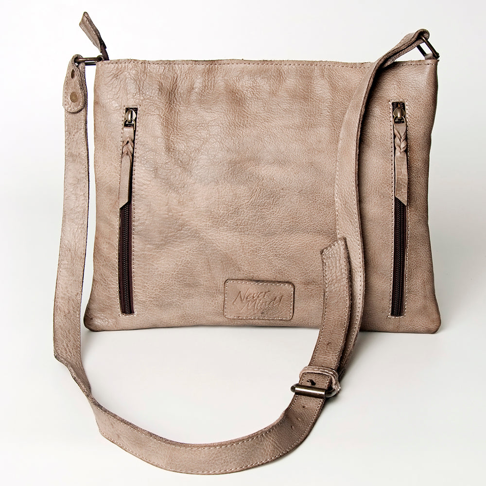 Never Mind Crossbody Vintage Handmade Genuine Cowhide Leather