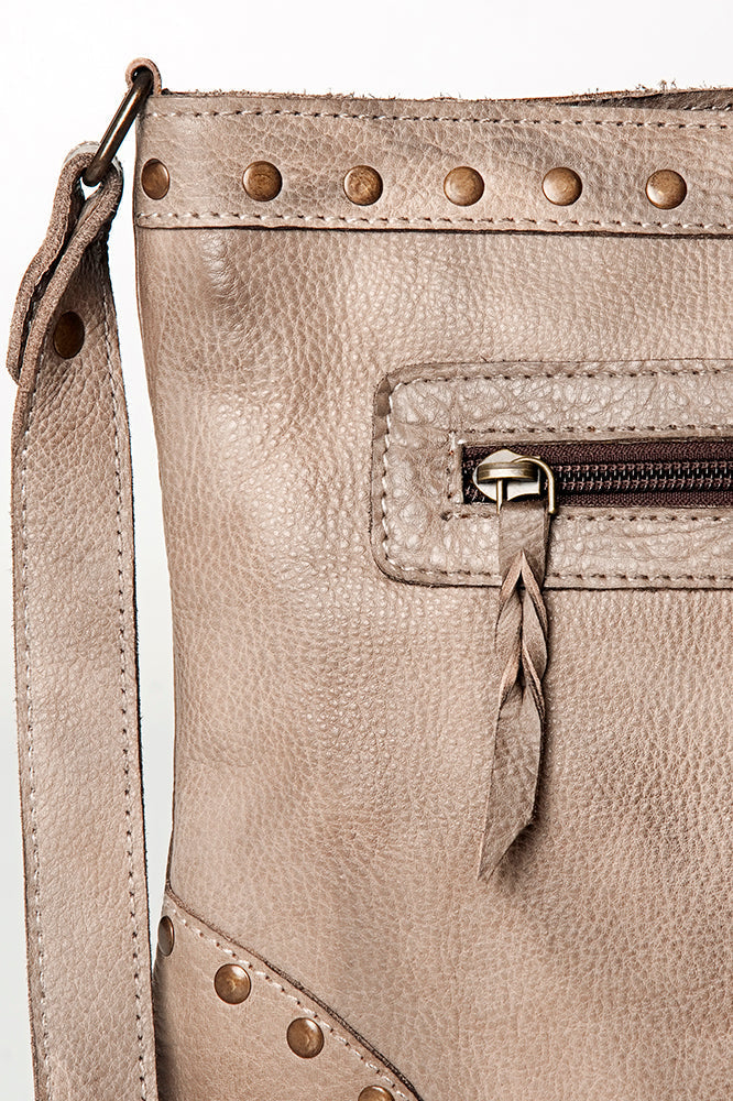 Never Mind Crossbody Vintage Handmade Genuine Cowhide Leather