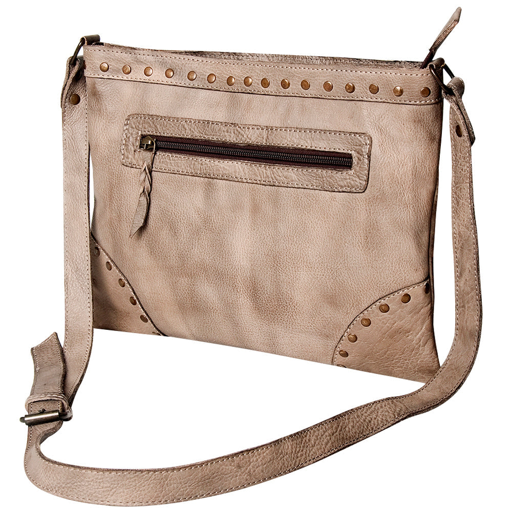 Never Mind Crossbody Vintage Handmade Genuine Cowhide Leather