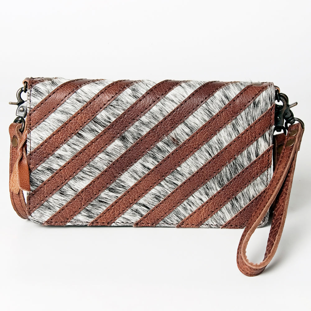 American Darling Organiser Bag Handcrafted from Crocodile Embossed Genuine Leather with YKK Zipper and Detachable Strap