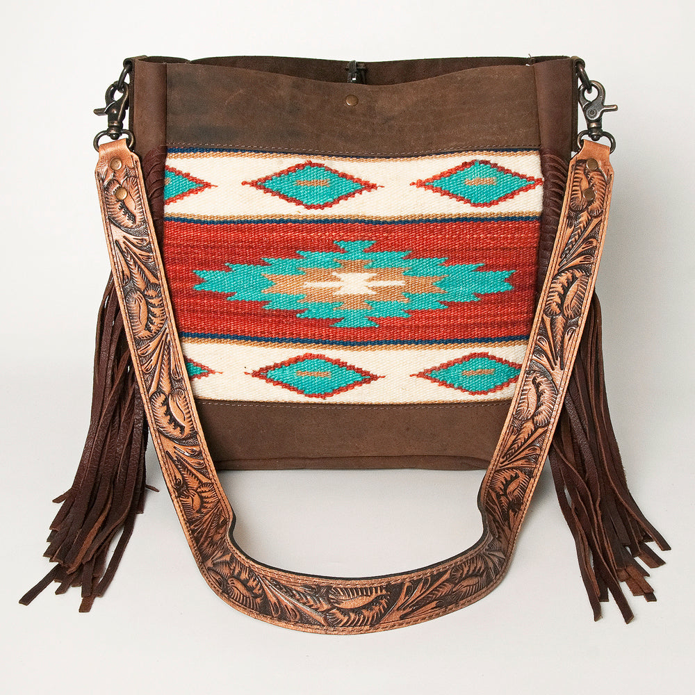 American Darling Large Crossbody Saddle Blanket Genuine Leather Western Women Bag Handbag Purse | Western Crossbody Bag | Travel Crossbody Bags | College Crossbody Bag | Casual Crossbody Bag