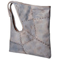 Never Mind Tote Vintage Handmade Genuine Cowhide Leather