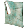 Never Mind Tote Vintage Handmade Genuine Cowhide Leather