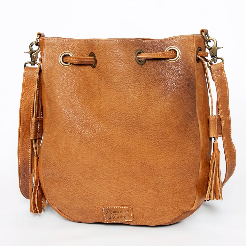 American Darling Crossbody Hand Tooled Genuine Leather