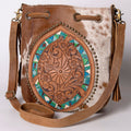 American Darling Crossbody Hand Tooled Genuine Leather