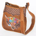 American Darling Crossbody Hand Tooled Genuine Leather