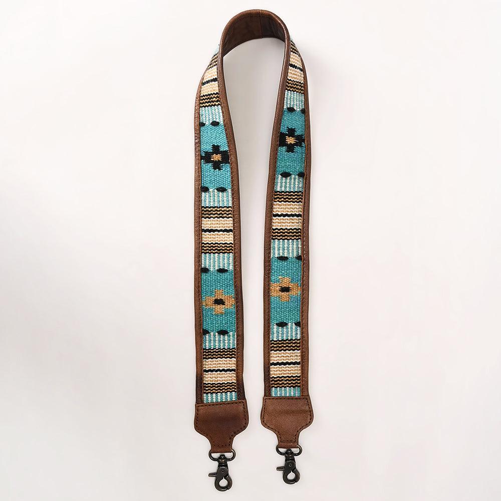 American Darling ADBT141D Saddle Blanket Genuine Leather Crossbody Handle Strap For Bags