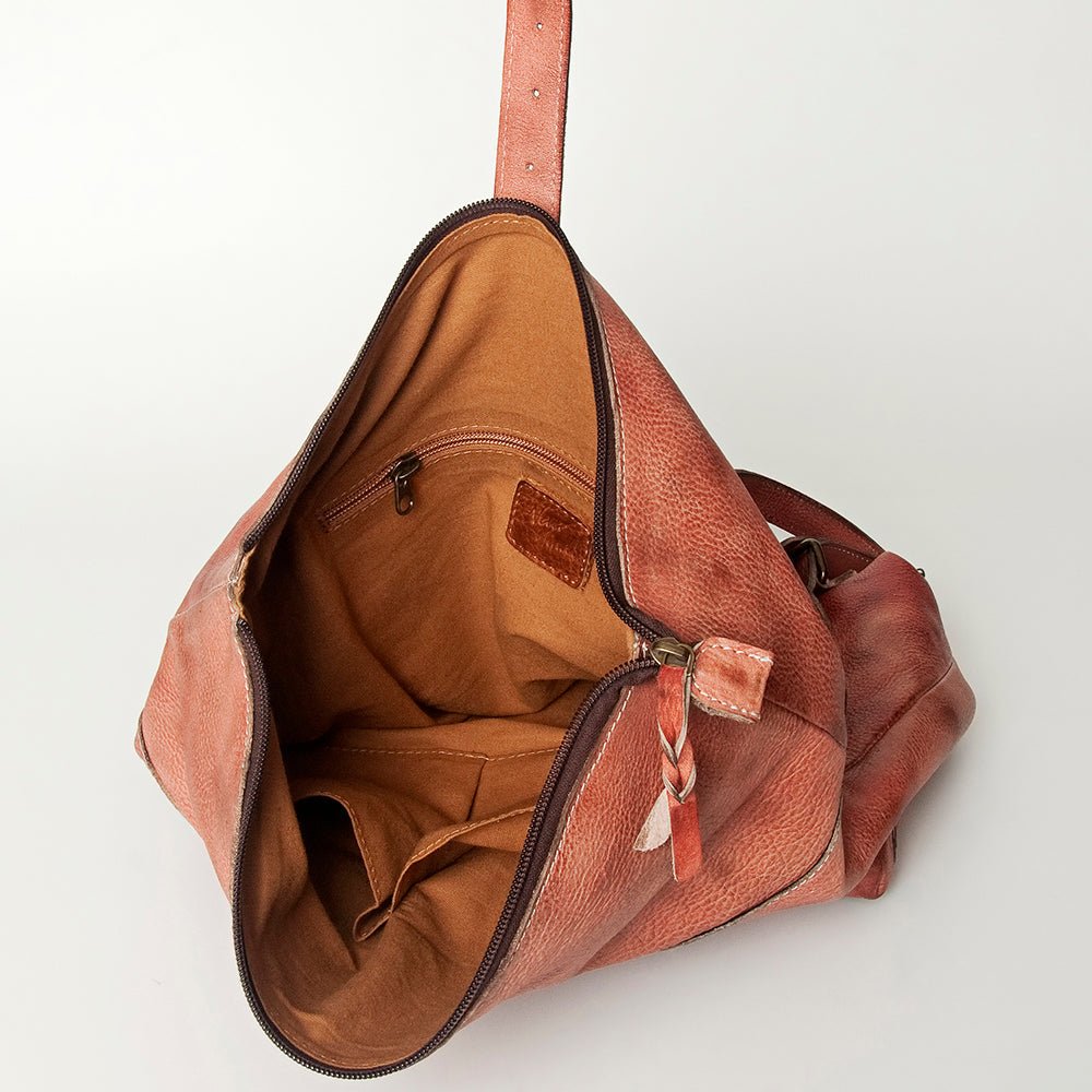 Never Mind Backpack Vintage Handmade Genuine Cowhide Leather