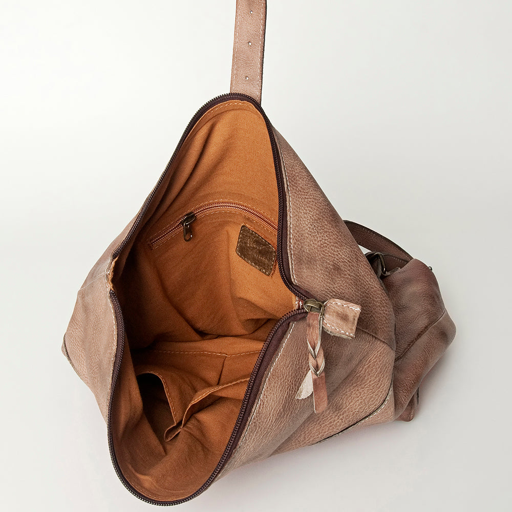 Never Mind Backpack Vintage Handmade Genuine Cowhide Leather